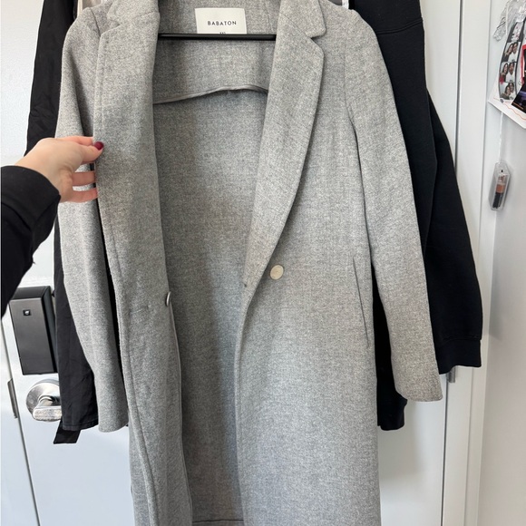 Aritzia Babaton Grey Coat - Picture 5 of 5